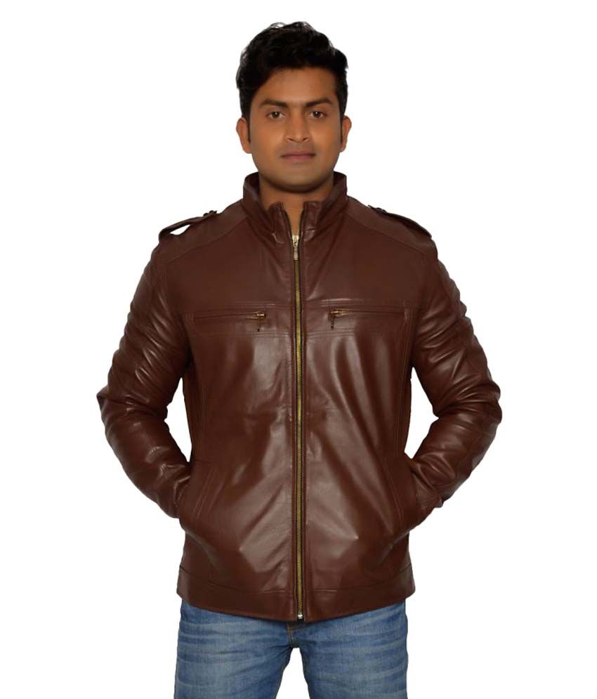 Rehan's Brown Leather Jacket - Buy Rehan's Brown Leather Jacket Online ...