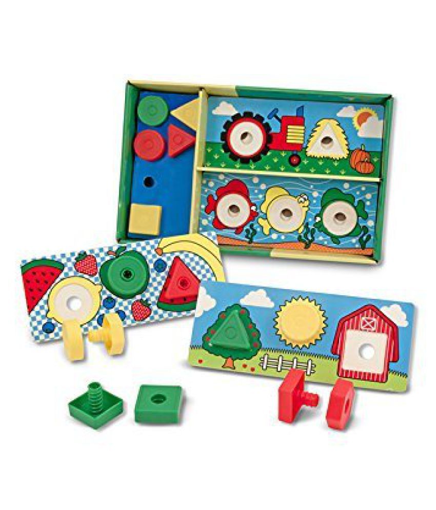 MELISSA & DOUG SORT MATCH ATTACH NUTS & BOLTS (Set of 3) - Buy MELISSA ...