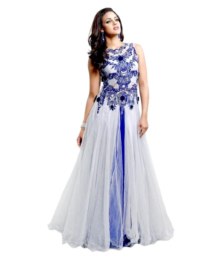 net grey gown