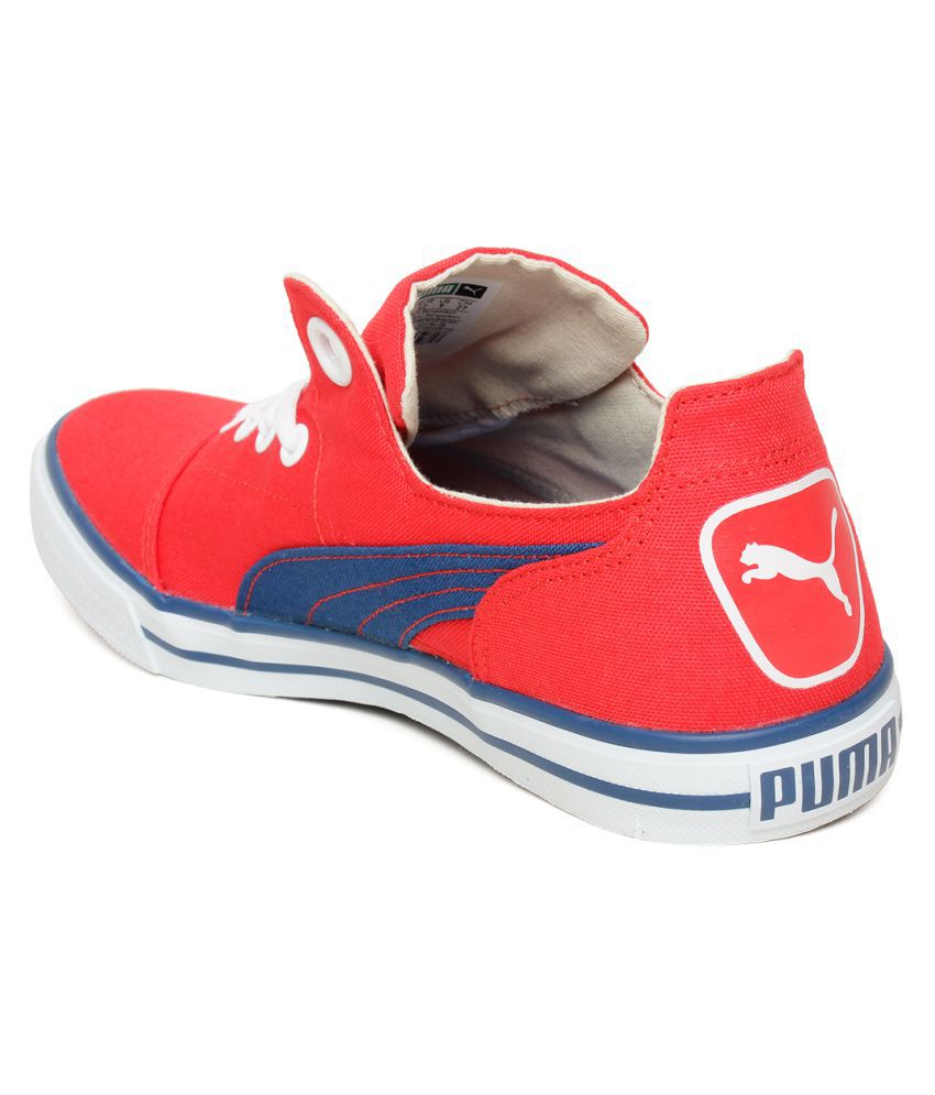 puma limnos cat 3 dp red sneakers