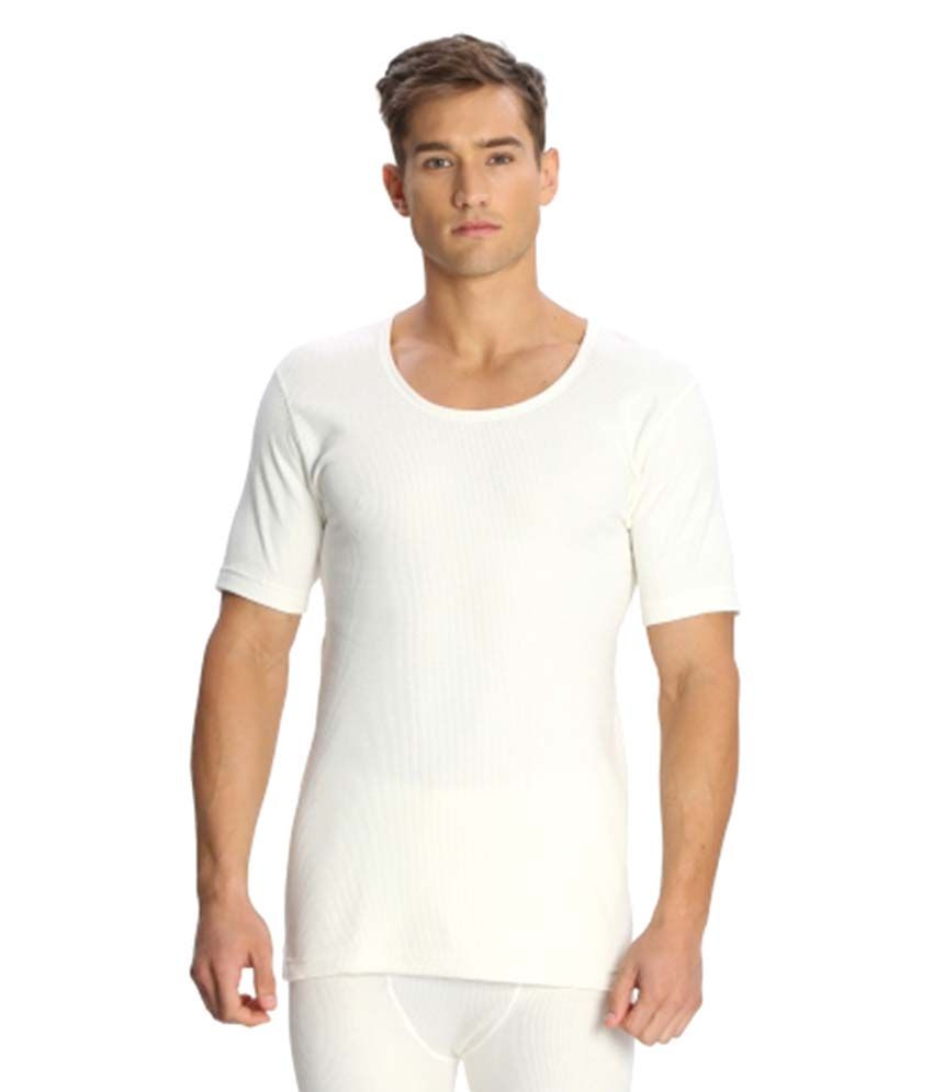 white thermal roll neck