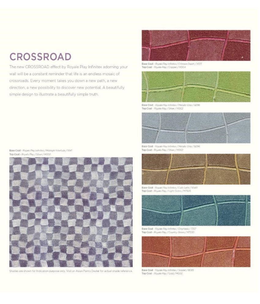 Buy Asian Paint Wall Makeover Service Royale Play Infinitex Crossroad