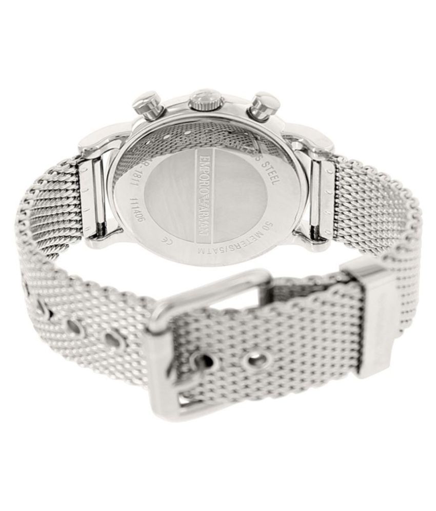 Emporio Armani AR1811 Silver Watch - Buy Emporio Armani AR1811 Silver Watch  Online at Best Prices in India on Snapdeal