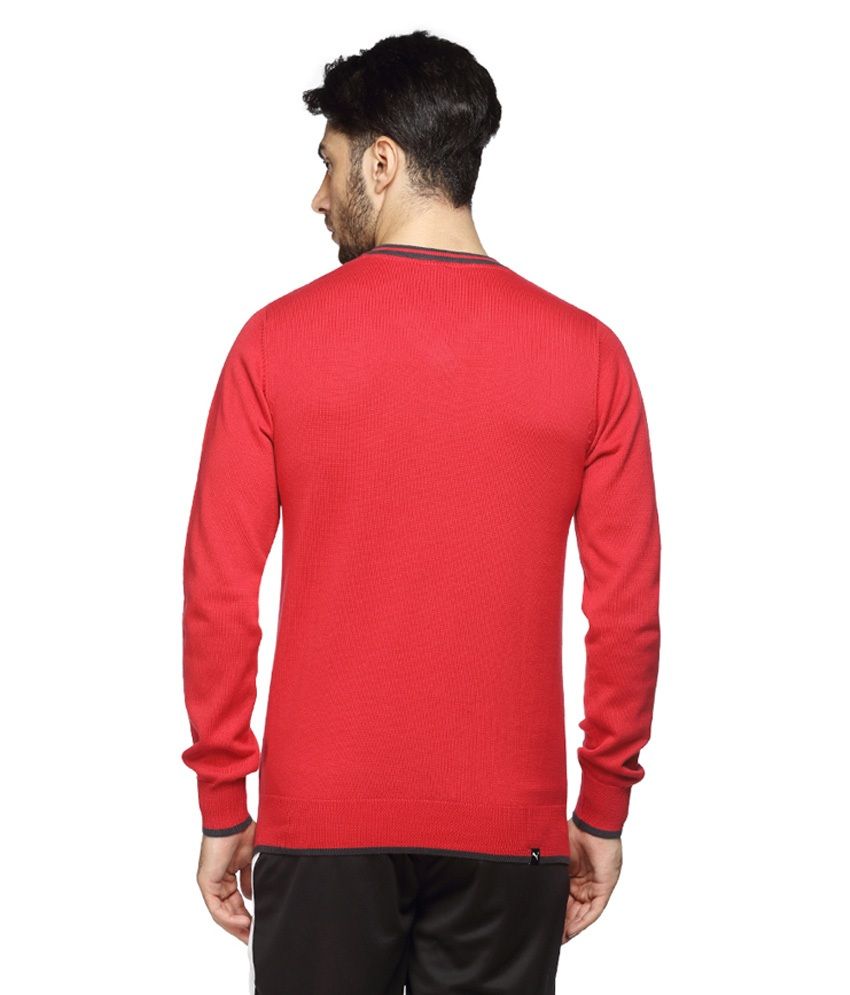 puma red sweater