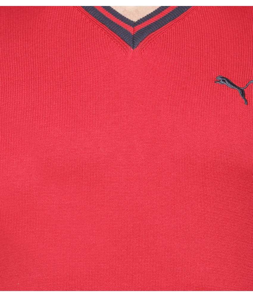 puma red sweater