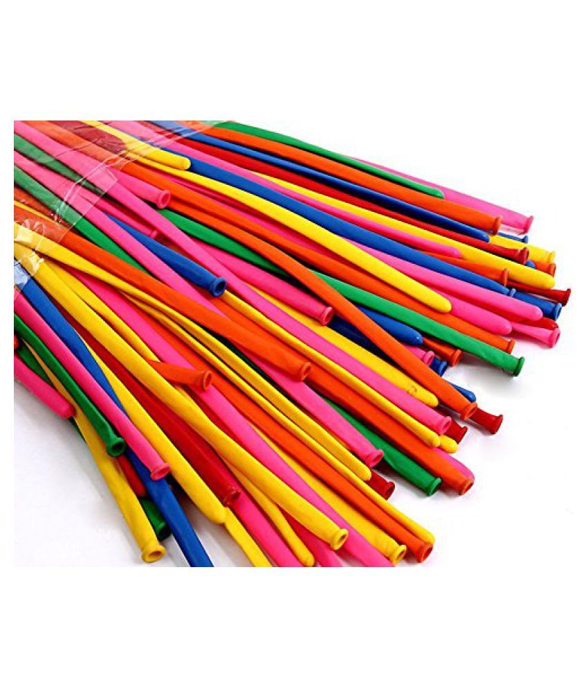 kings deal 260q Twisting Balloons Assorted Color Twisty Balloons Professional Party Accessory