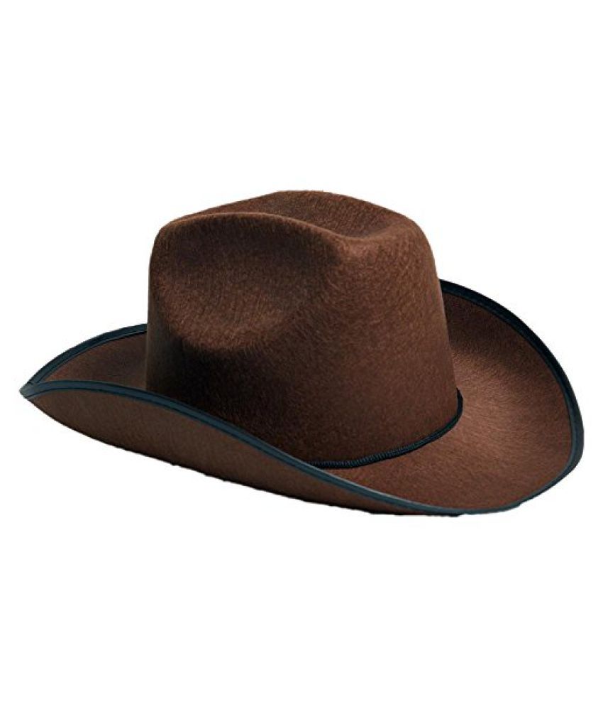 a brown hat