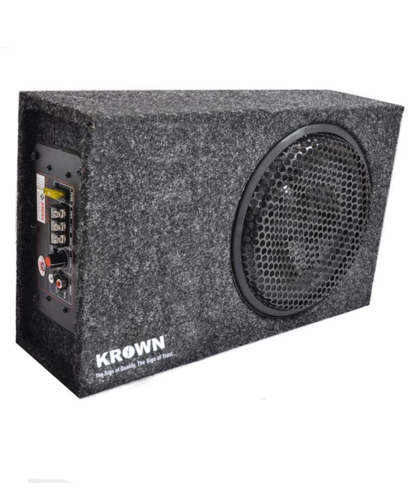 Krown UnderSeat Subwoofer with inbuilt Amplifier BassBox Bass Tubes: Buy  Krown UnderSeat Subwoofer with inbuilt Amplifier BassBox Bass Tubes Online  at Low Price in India on Snapdeal