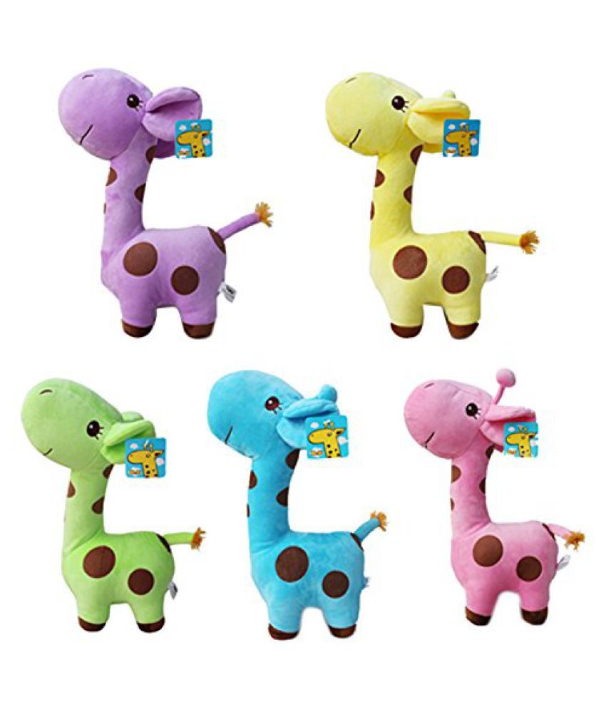 pink giraffe soft toy