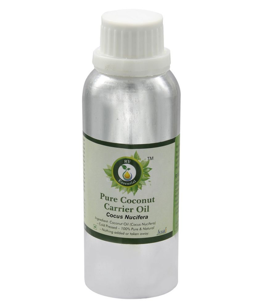 R V Essential Pure Coconut Carrier Oil 630ml Cocus Nucifera Buy R V Essential Pure Coconut