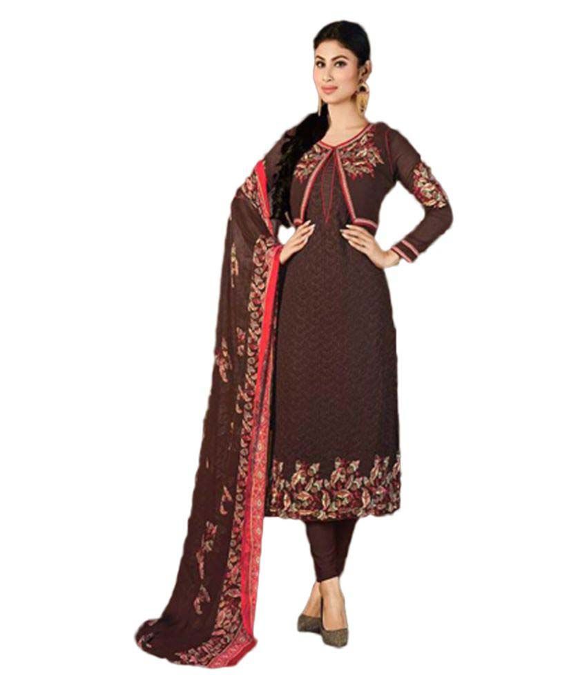 georgette frock kurti design