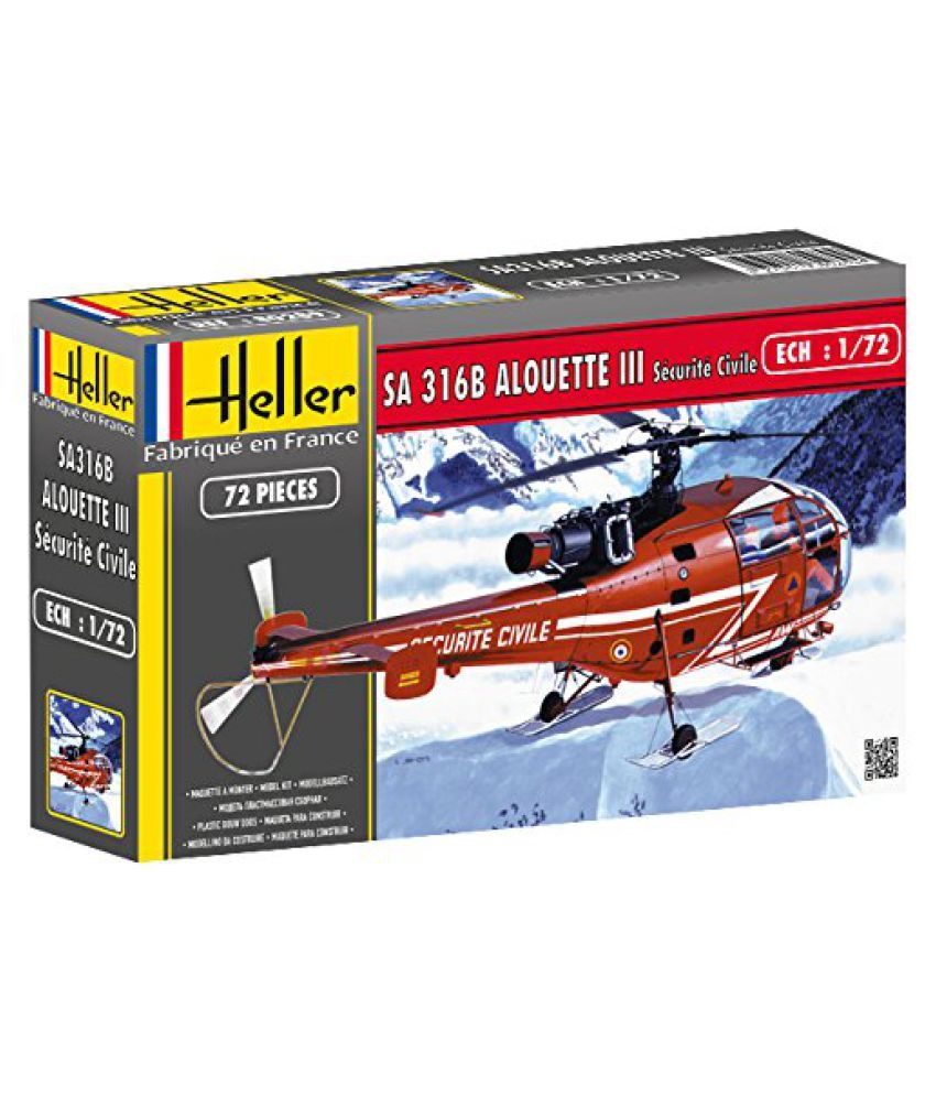 Heller Alouette III Helicopter Model Building Kit Buy Heller Alouette III Helicopter Model