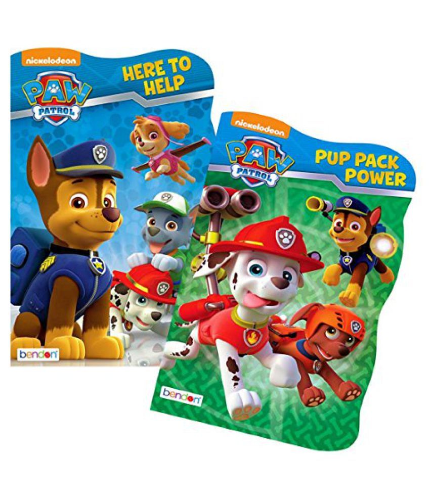paw patrol book and figures