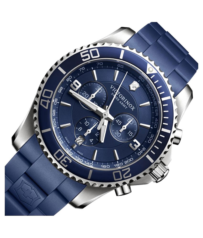 Victorinox Blue Silicon Watch - Buy Victorinox Blue Silicon Watch ...