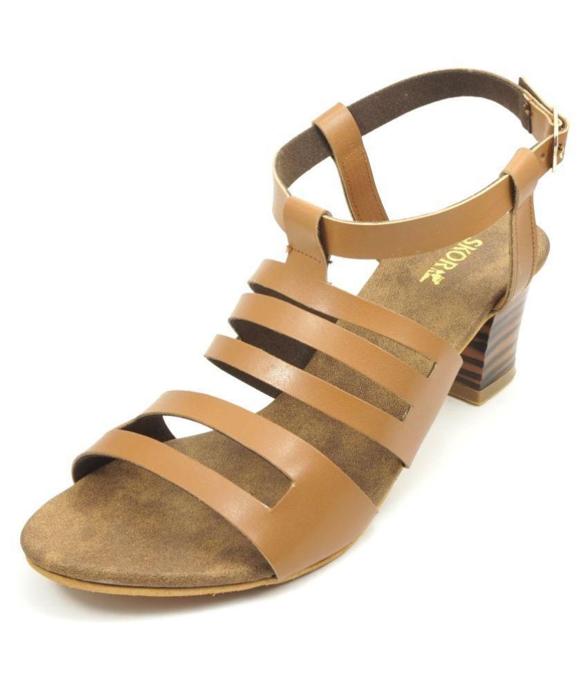 brown block heels wide fit