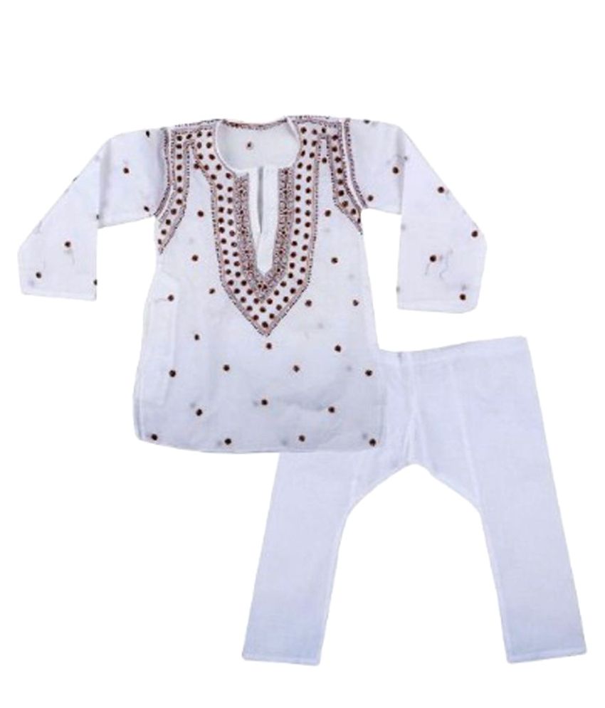 chikan kurta for baby boy