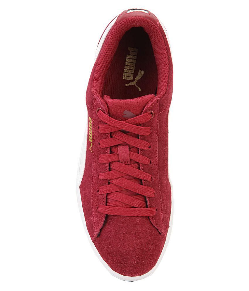 puma red sneakers