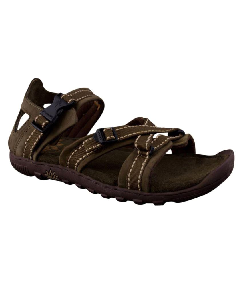 woodland olive floater sandals