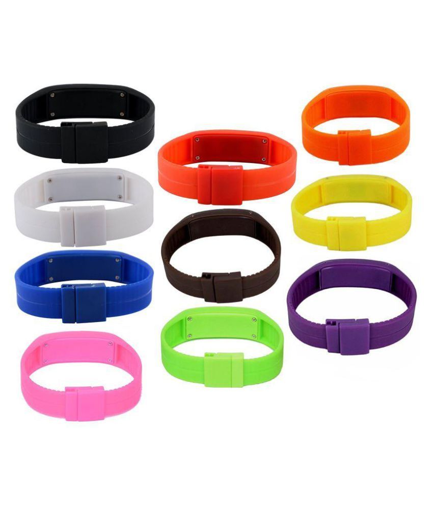 pappi boss led band watch