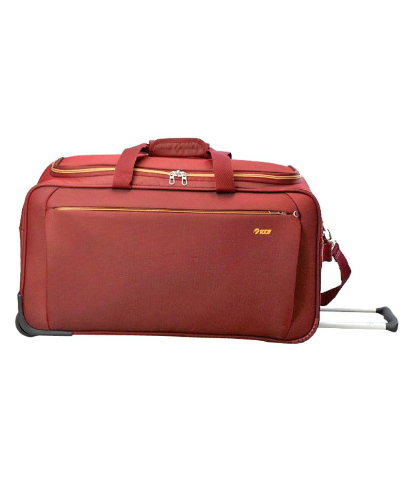 VIP Burgundy Solid Duffle Bag Buy VIP Burgundy Solid Duffle Bag Online at Low Price Snapdeal