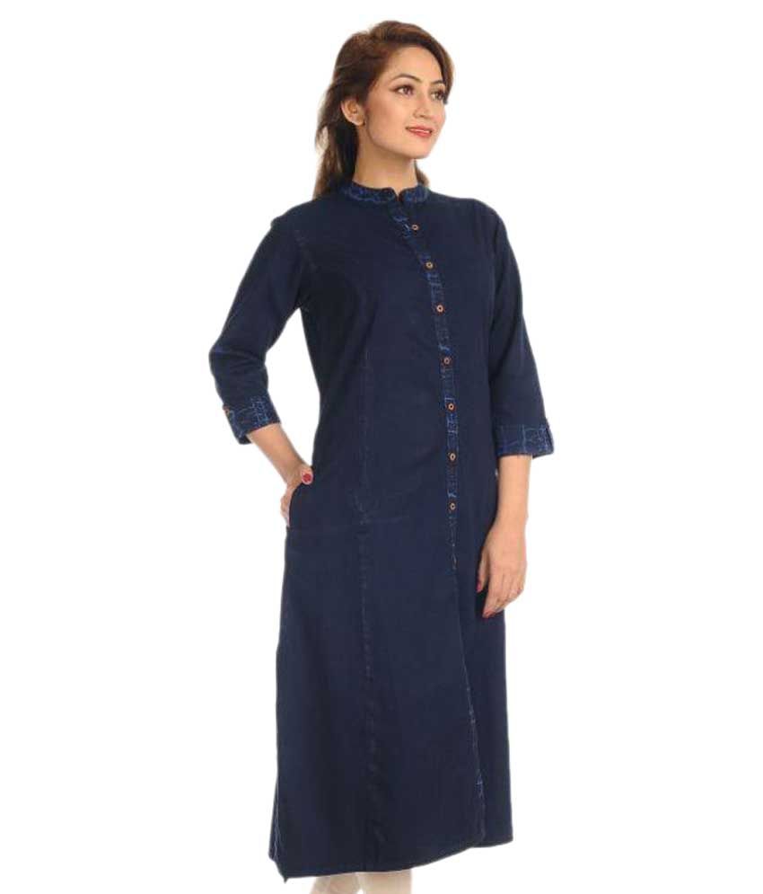 Snapdeal denim kurti