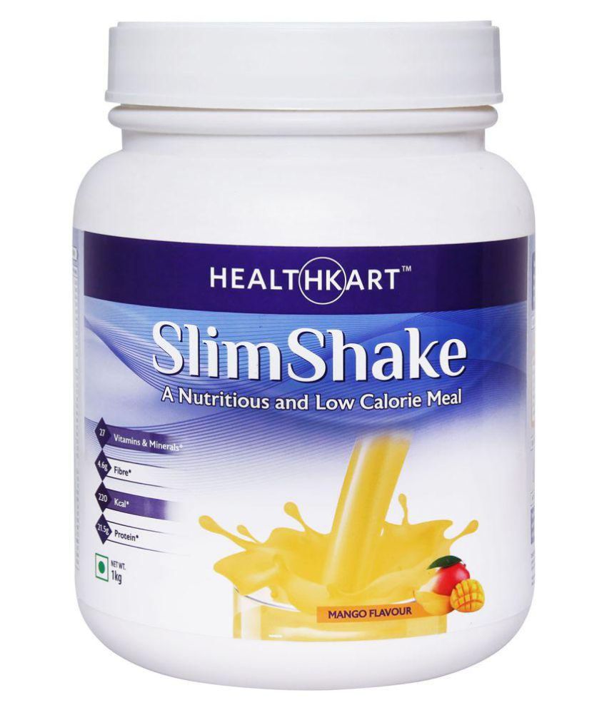 HealthKart SlimShake-Meal Replacement Shake -Weight Management (Mango)-1kg
