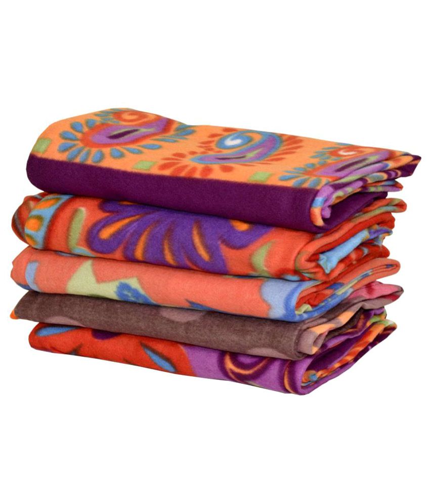 Spangle Single Polar Fleece Blanket Buy Spangle Single Polar Fleece Blanket Online At Low Price Snapdeal