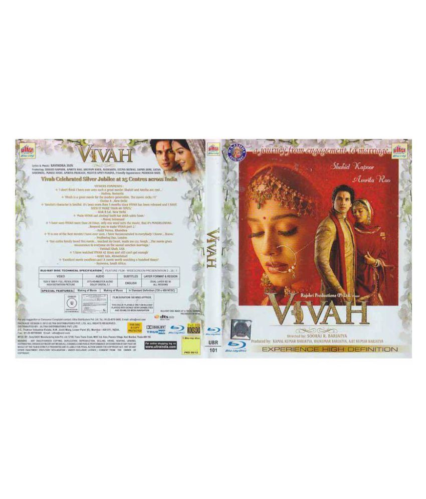Vivah 2006 Movie ( Bluray ) Hindi Buy Online at Best Price in India