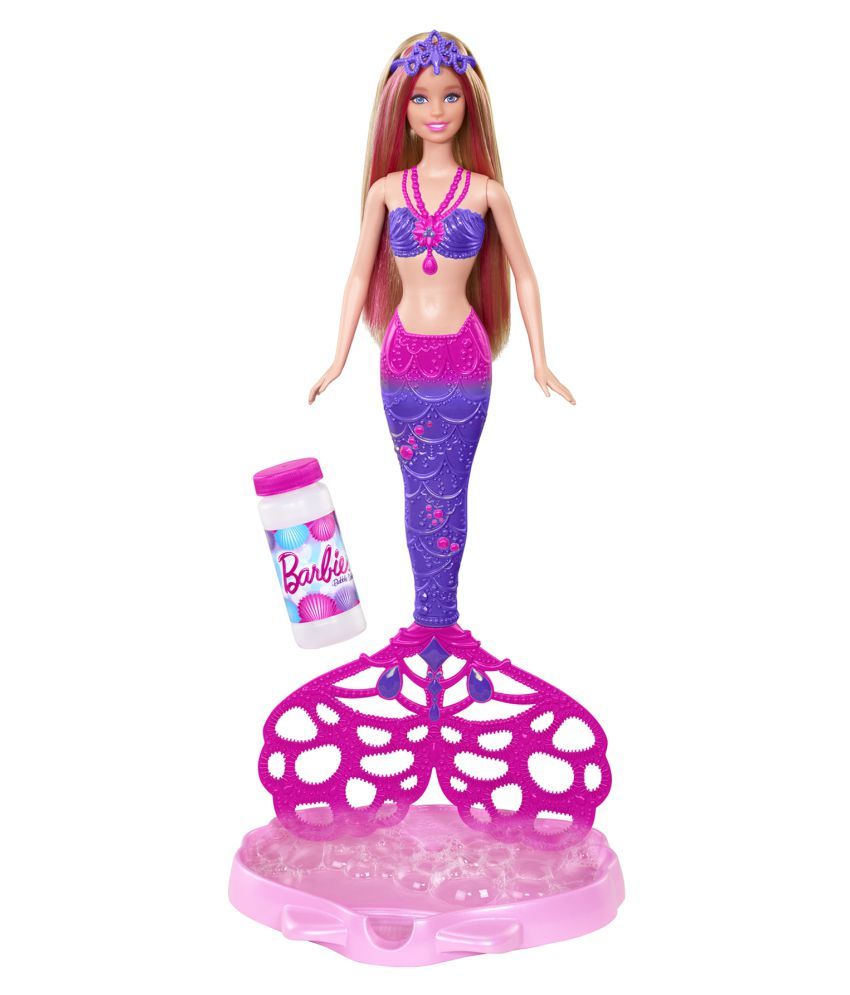 Barbie Bubble Multicolor Mermaid Doll - Buy Barbie Bubble Multicolor