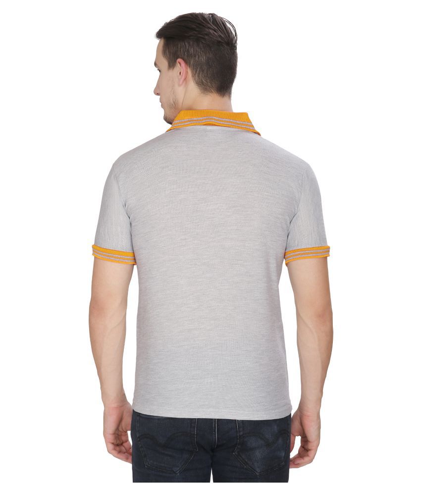 Faded Finch Multicolor Regular Fit Polo T Shirt - Buy Faded Finch ...