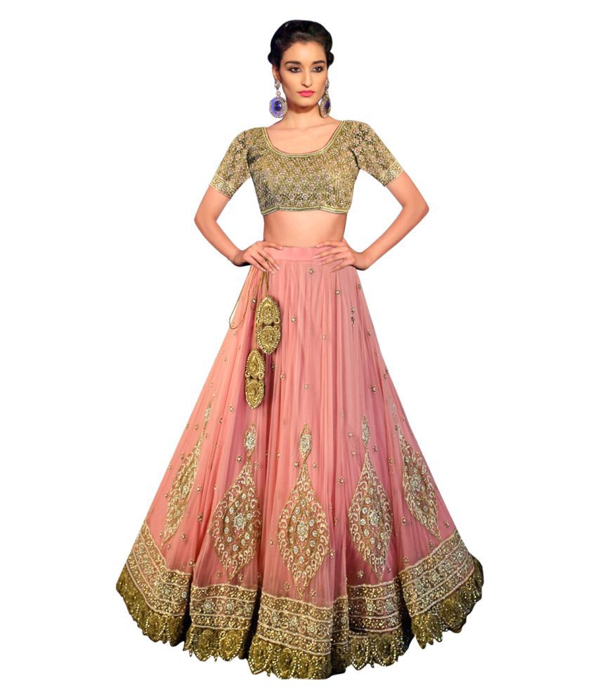 pink lehenga snapdeal