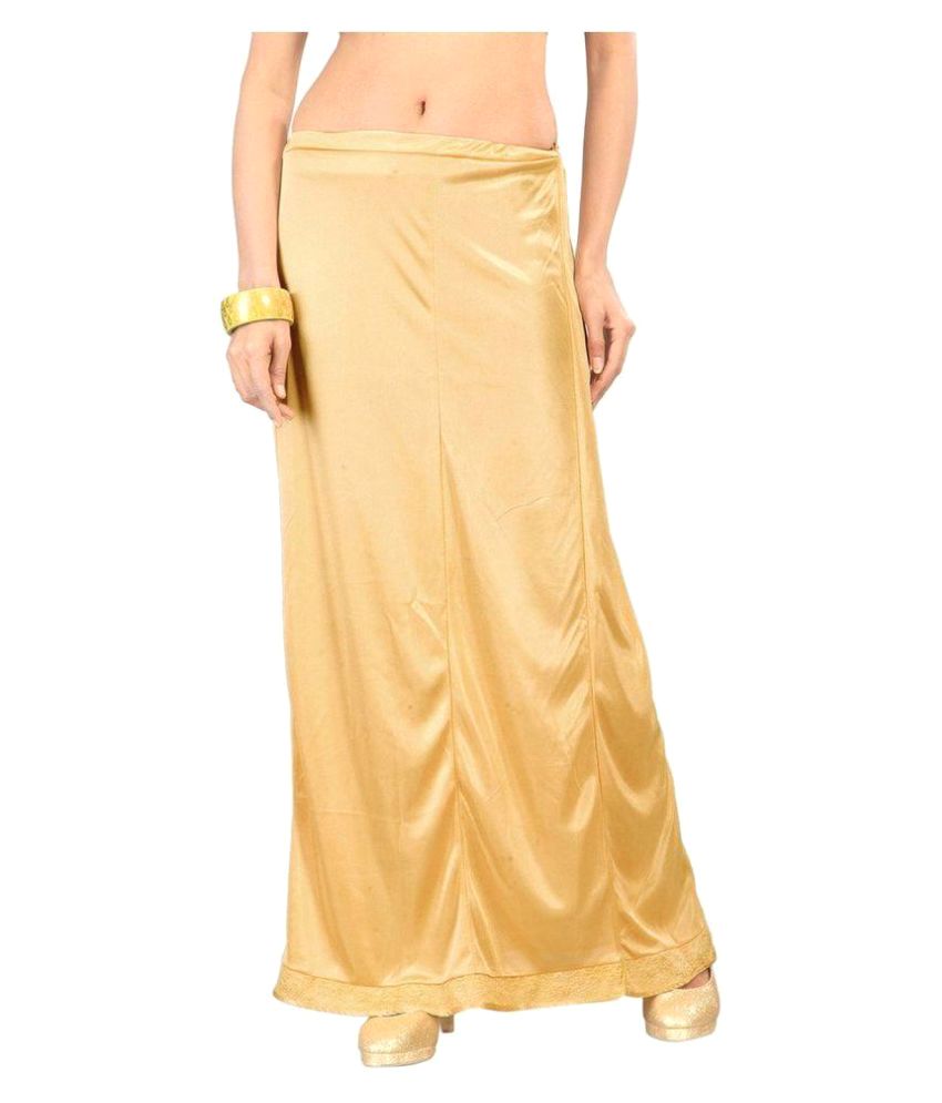 Araham Gold Satin Petticoat Price in India Buy Araham Gold Satin Petticoat Online at Snapdeal