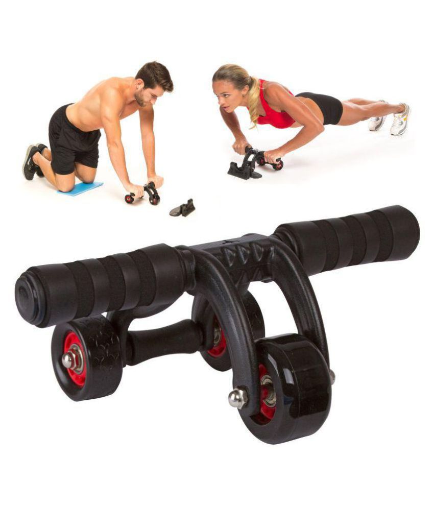 SRB 3-Wheel AB Roller Exercise Equipment for Belly Fat Reducer_8: Buy ...