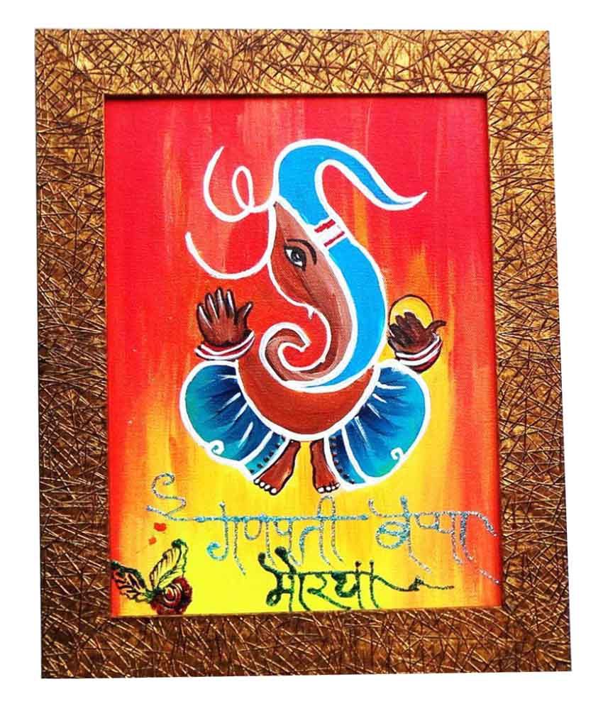 Amazing Collections Handmade Paintings Canvas Painting With Frame