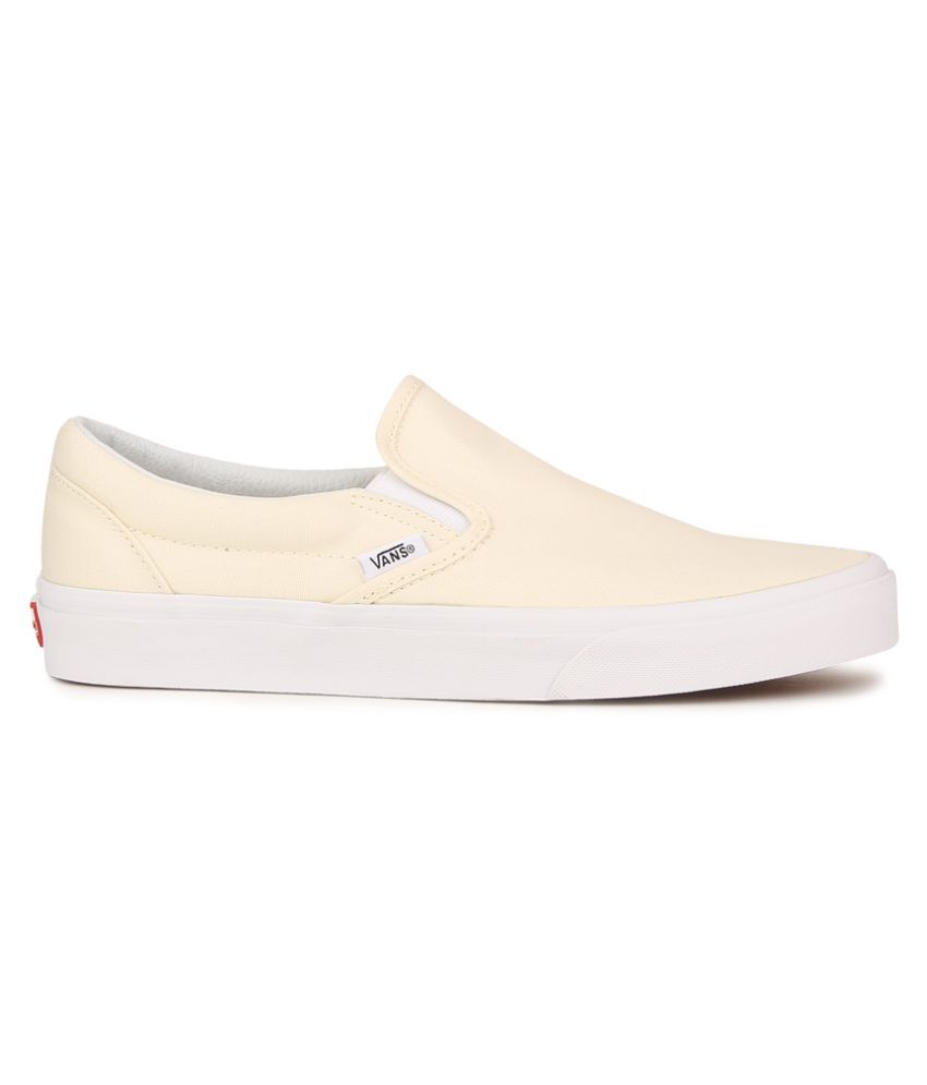 slip on vans beige