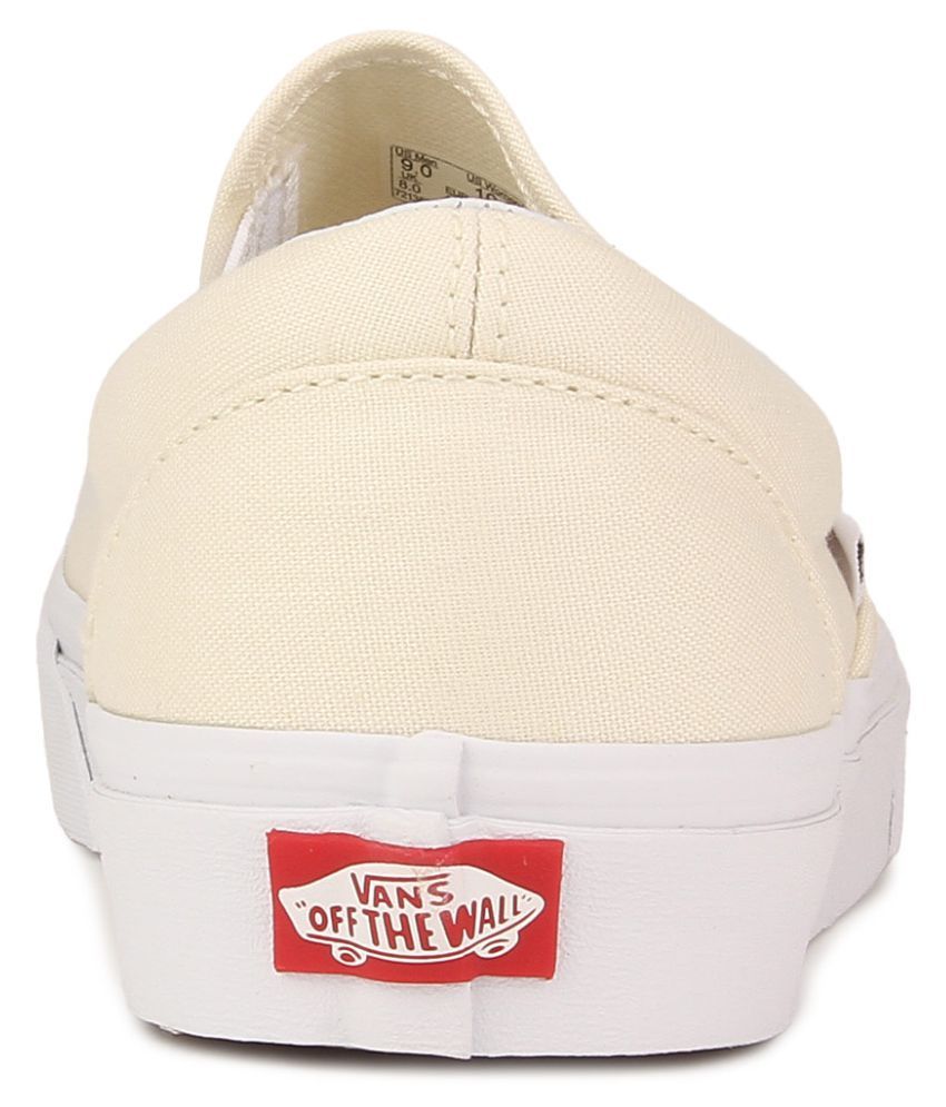 slip on vans beige