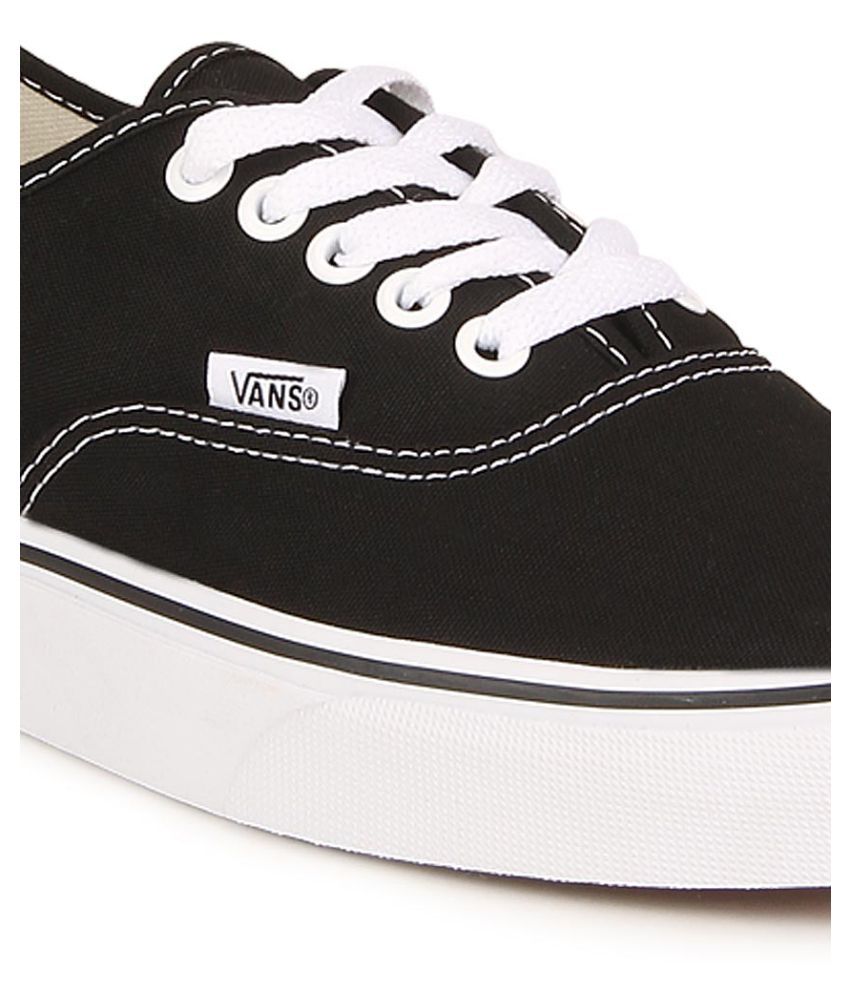 Vans Authentic Lifestyle Black Casual Shoes Buy Vans Authentic Lifestyle Black Casual Shoes