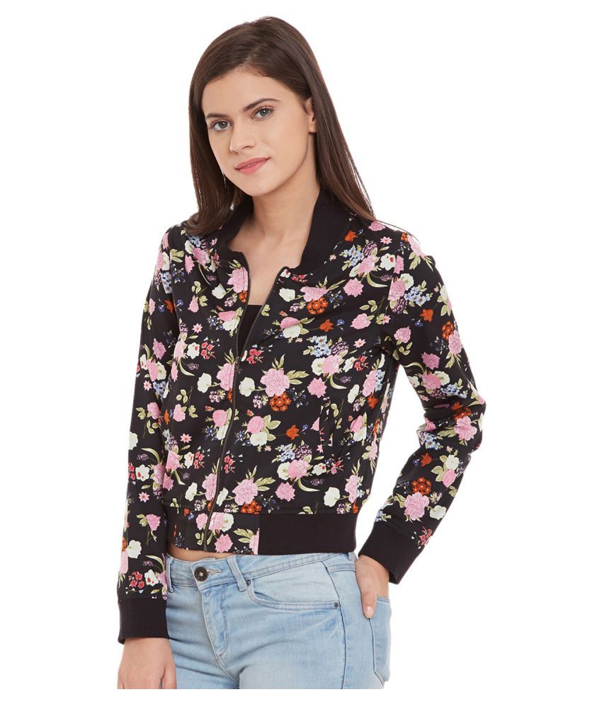 polyester bomber jacket womens