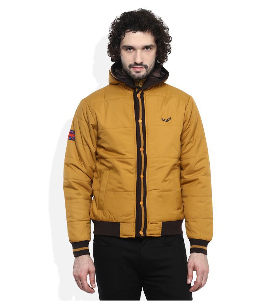 Monte Carlo Yellow Quilted & Bomber Jacket - Buy Monte Carlo Yellow ...