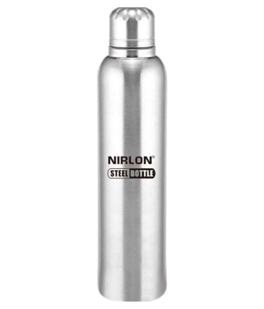     			Nirlon Freezer Bottle Silver 400 ml Fridge Bottle Set of 1