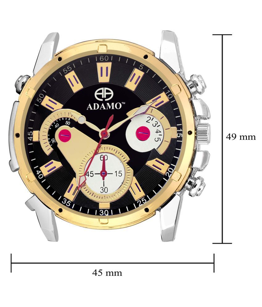 Adamo Silver Men's Wrist Watch Buy Adamo Silver Men's Wrist Watch