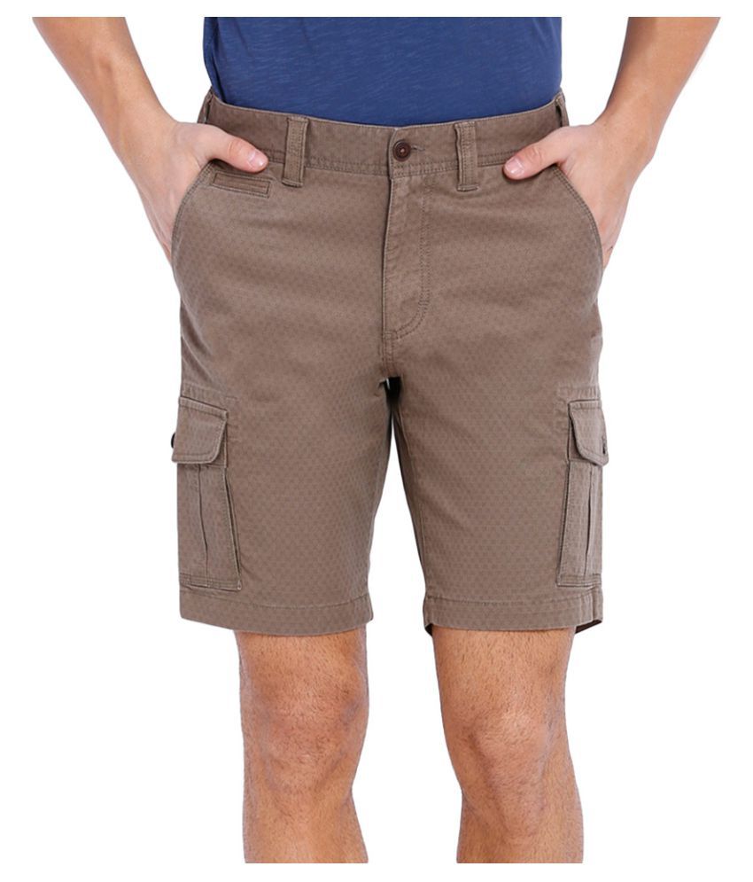 Indian Terrain Brown Shorts - Buy Indian Terrain Brown Shorts Online at ...