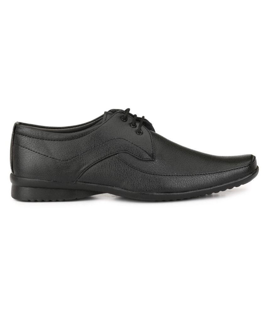 Imcolous Black Derby NonLeather Formal Shoes Price in India Buy
