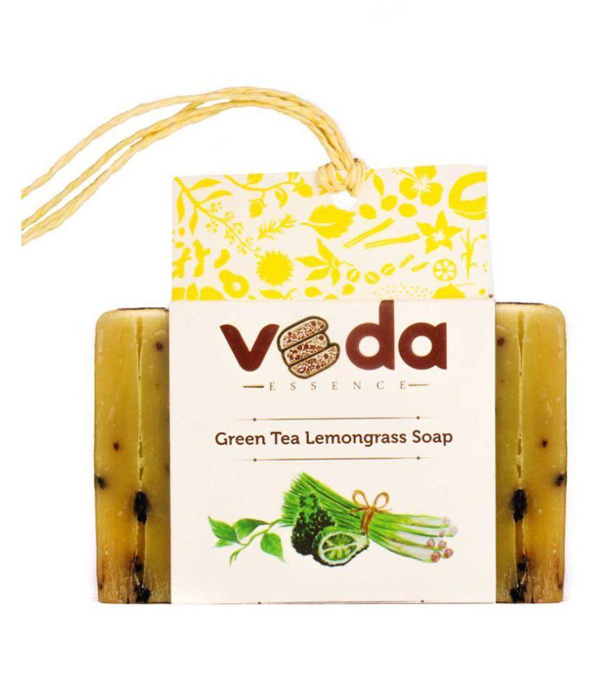 Veda Essence Green Tea Lemongrass Soap 125 gm: Buy Veda ...