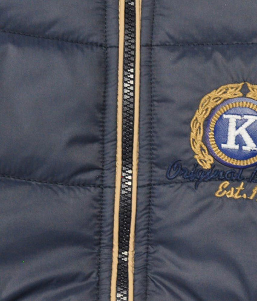 childrens navy quilted jacket