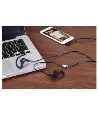 Zoook EM21 In Ear Wired Earphones With Mic Black