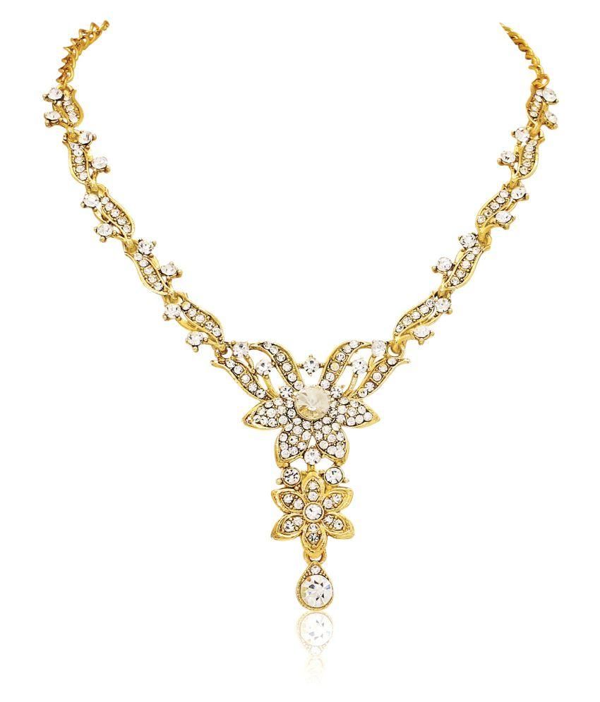 Atasi International Golden Necklace Set - Buy Atasi International ...