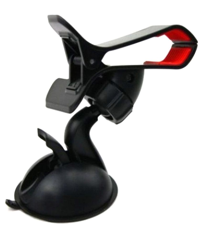     			Attractive Offer World Car Mobile Holder Single Clamp 1004 for Windshield Only - Black