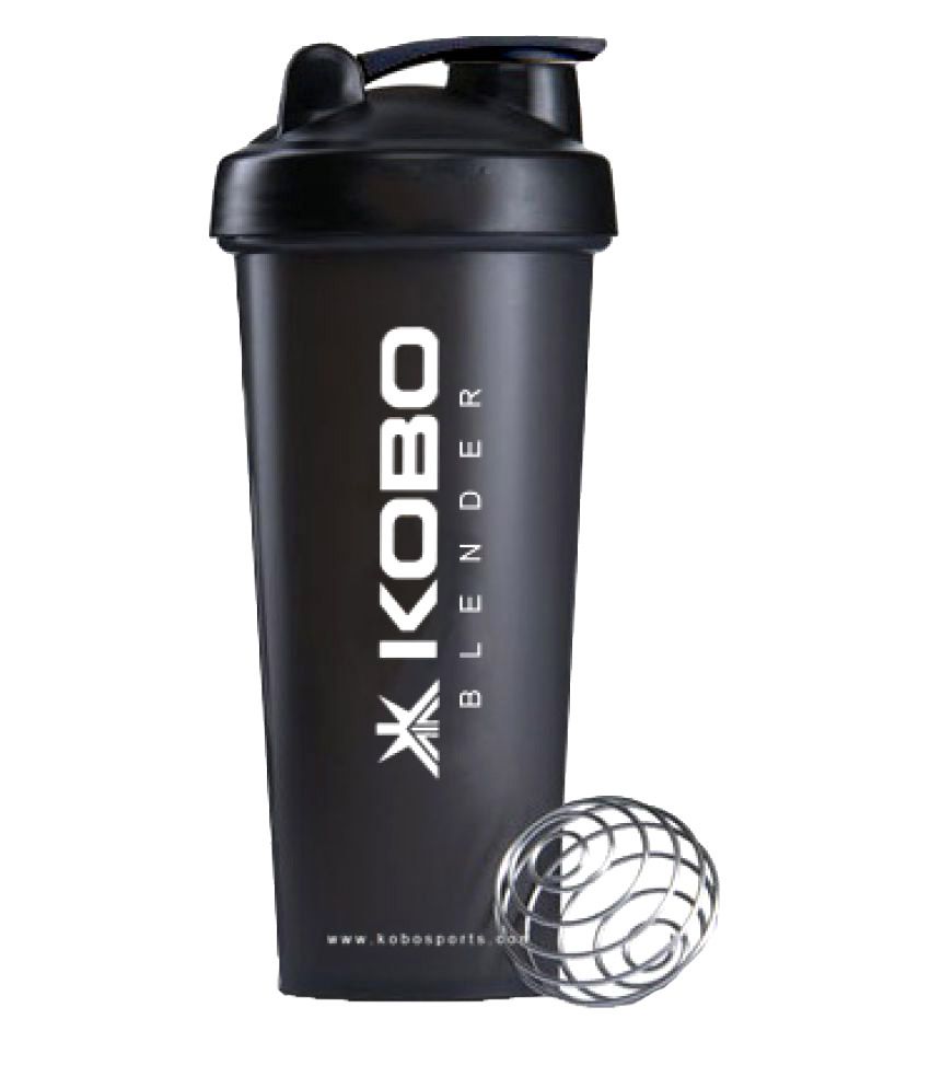 Kobo Black Shaker Bottle - 600ml: Buy Online at Best Price ...
