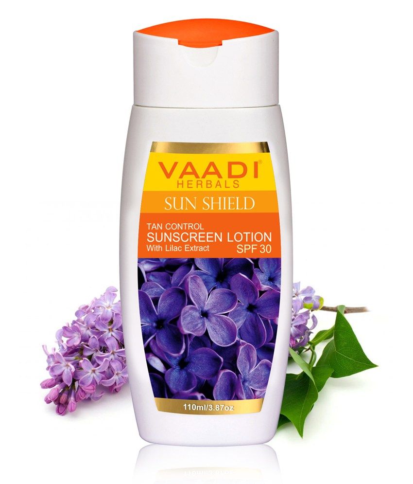 Vaadi Herbal SPF 30 Sunscreen Lotion with Lilac Extract Buy Vaadi Herbal SPF 30 Sunscreen